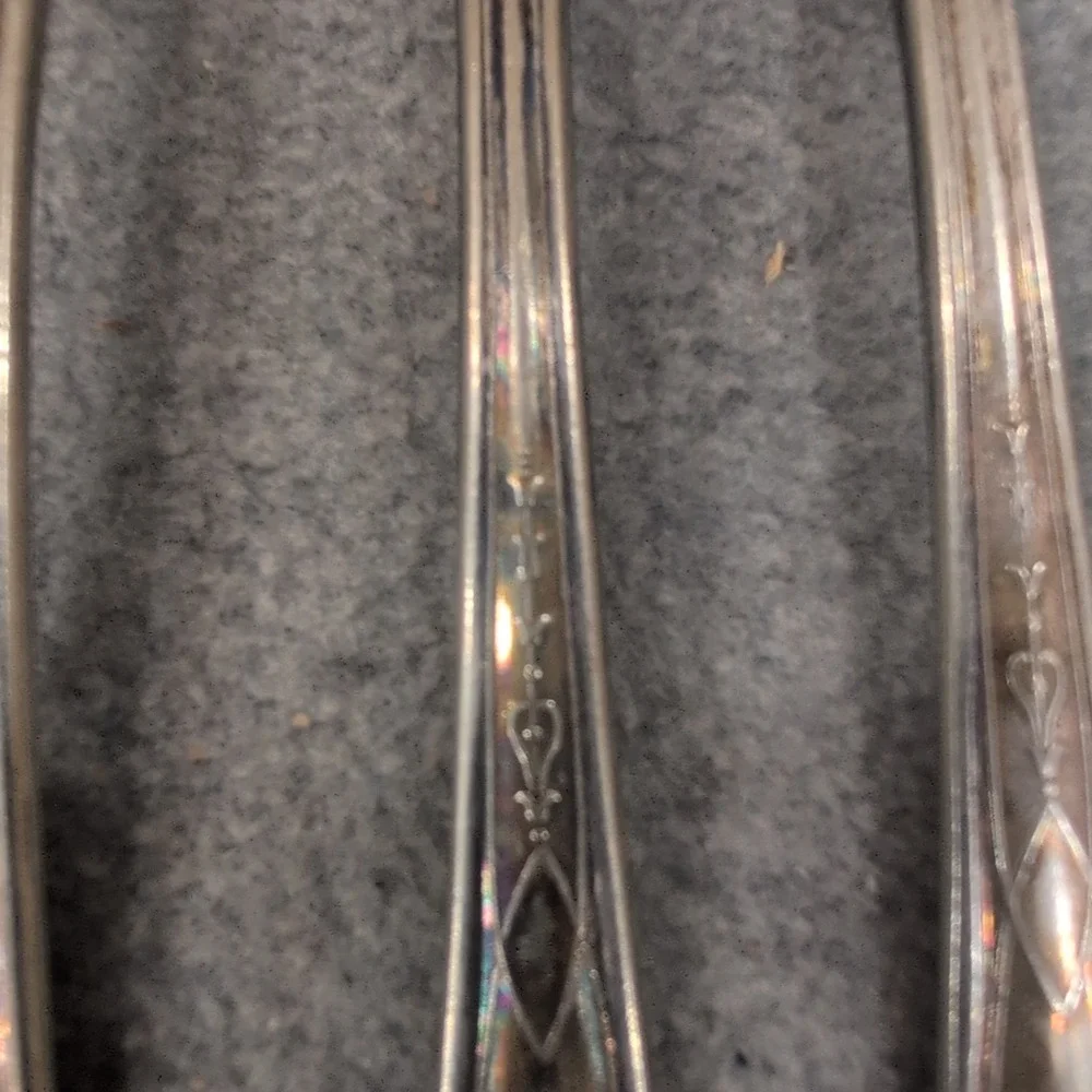 Lafayette Silver Plate 15pc Flatware Set Art Deco Forks Spoons Vintage Cutlery‎
